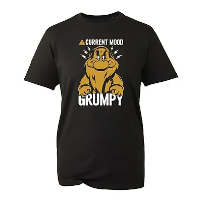 Buy Current Mood Grumpy T-Shirt, Grumpy Old Git Joke Birthday Dad Grandad Unisex Top • 10.99£