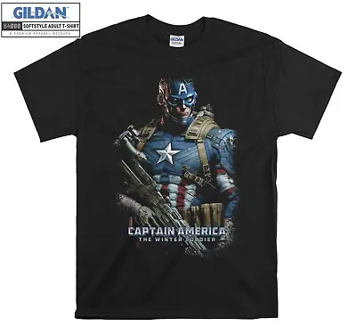 Buy Marvel Captain America Comic T-shirt Gift Hoodie Tshirt Men Women Unisex F315 • 13.99£
