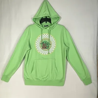 Buy Star Wars Baba Yoda Grogu Sweatshirt Hoodie Medium French Terry Light Green • 14.36£