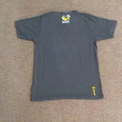 Buy Black London Wasps Official Spell Out T-shirt - Medium Men's Size • 7.95£