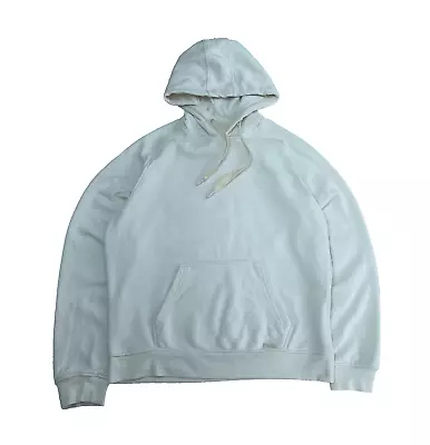 Buy FOLK Men's LUTHER Hoodie Raglan Cotton Fleece Hooded Sweatshirt MEDIUM Ecru • 24.99£