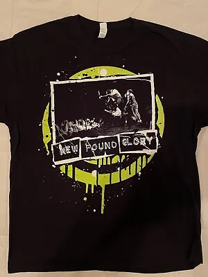 Buy New Found Glory 2010 Summer Concert Tour Official Black Cotton T-Shirt LARGE • 38.43£