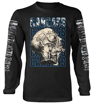 Buy Carcass Necro Head Black Long Sleeve Shirt NEW OFFICIAL • 25.19£