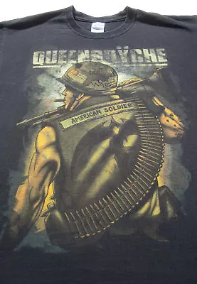 Buy QUEENSRYCHE American Soldier Tour LARGE Concert T-SHIRT • 28.33£