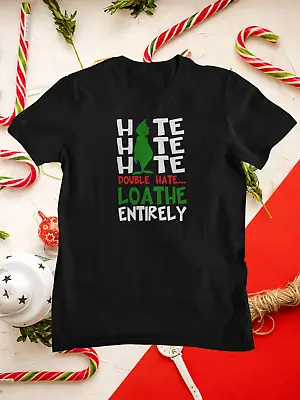 Buy Grinch Hate Handmade-to-Order Men Women Unisex Christmas T-shirt • 10£