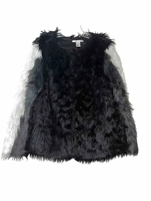 Buy K Jordan Medium Gray Black White Cruella Deville Fur Cocktail Jacket • 19.28£