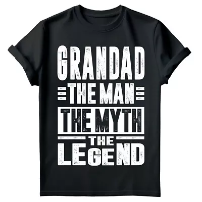 Buy Grandad The Myth The Legend Fathers Day Gift Novelty For Mens T-Shirts Tee #V#FD • 13.49£