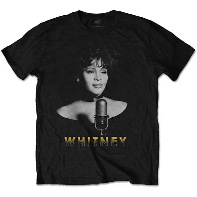 Buy Mens Whitney Houston BW Photo Official Tee T-Shirt Mens Unisex • 15.99£