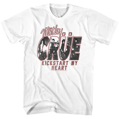 Buy Motley Crue Kick Start My Heart Nikki Sixx Men's T Shirt Metal Band Music Merch • 42.23£