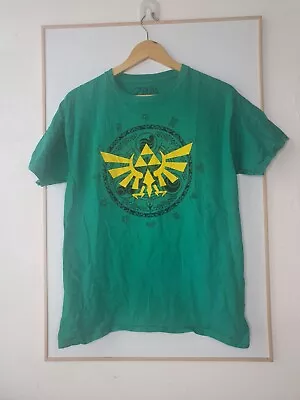 Buy Legend Of Zelda Shirt Mens Size XS Extra Small Green Tri-Force Video Game • 14.50£