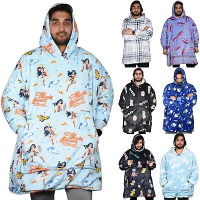 Buy Hoodie Blanket Adult Oversized Sweatshirt Sherpa Fleece Big Hooded Ultra Plush • 13.99£