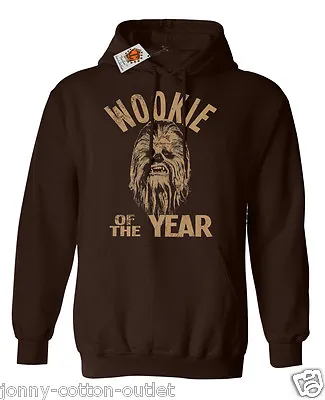 Buy Wookie Of The Year Organic Hoodie Chewbacca Star Wars Inspired Mens Ladies  • 21.99£