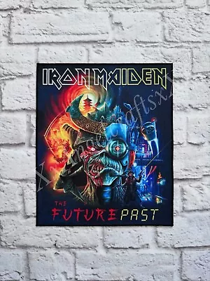 Buy SEW ON PRINTED BACK PATCH JACKET BAG 23.5cm X 19.5cm IRON MAIDEN THE FUTURE PAST • 28£