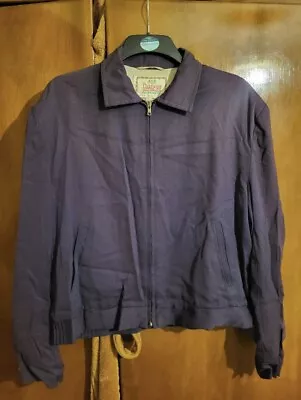 Buy Vintage 1950s Mens Campus Outerwear Ricky Gab Purple Rockabilly Jacket Size 44 • 150£
