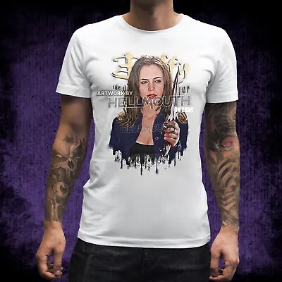 Buy Buffy The Vampire Slayer Faith T-shirt - Mens & Women's Sizes S-XXL Eliza Dushku • 15.99£