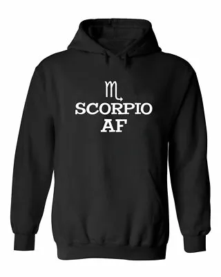 Buy Funny I'm Scorpio As F*ck AF Sarcastic Zodiac Sign Scorpions Humorous Hoodie • 17.98£