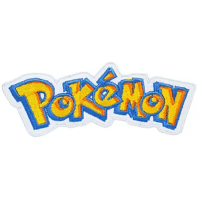Buy Pokemon Game Movie Logo Iron/sew On Embroidered Patch • 2.79£