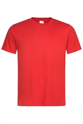 Buy Stedman Comfort Plain Cotton Mens Crew Neck Tee Shirt T-Shirt S - 5XL • 7.50£