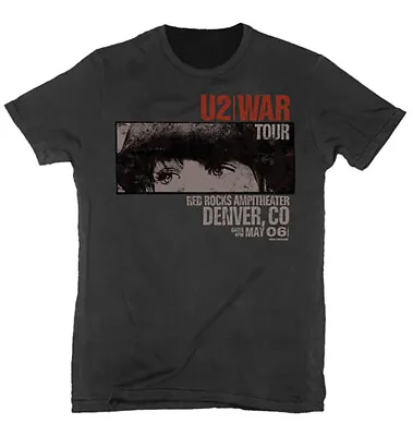 Buy U2 War Red Rocks Official Tee T-Shirt Mens • 15.99£