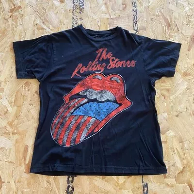 Buy The Rolling Stones T Shirt Black Medium M Mens Music Band Graphic • 8.99£