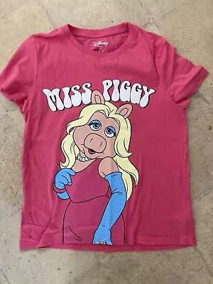 Buy Miss Piggy Muppets T-shirt Pink • 4.95£