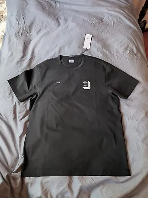 Buy C.P. Company Metropolis Series Mercerised Jersey Black Short Sleeve T-Shirt 2XL  • 60£