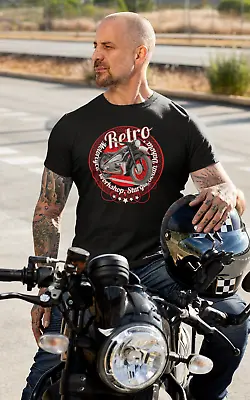 Buy Deadstar Clothing ''retro Motorcycle'' Men's Black Tshirt Size Small *new • 12.50£