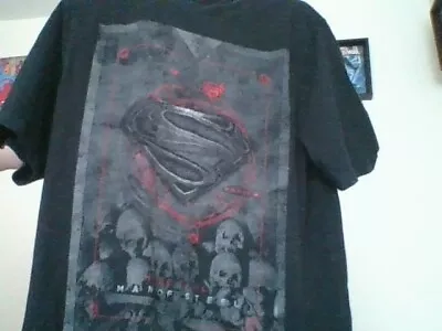 Buy Superman Dc Comics Man Of Steel T Shirt • 8£