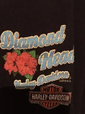Buy Harley Davidson Diamond Head Hawaii Black Woman’s Medium T Shirt • 23.68£