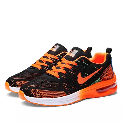 Buy Mens Womens Gym Sports Trainers Casual Running Shoes Athletic Sneakers Size • 6.59£