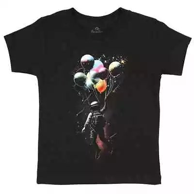Buy Astronaut With Baloons T-Shirt Space Travel Floating Moon Planets Sci-Fi E170 • 9.99£