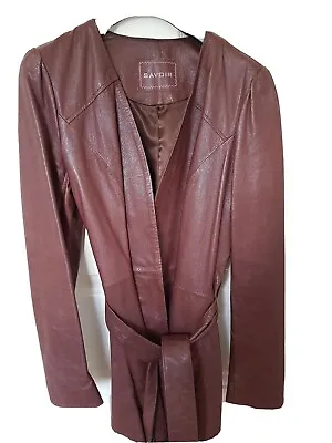 Buy Brown Leather Ladies Jacket - Size 10. Worn, But In Vgc • 19.95£