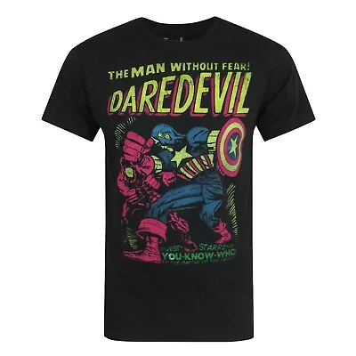 Buy Jack Of All Trades Mens Daredevil Neon Cover T-Shirt NS8039 • 23.01£