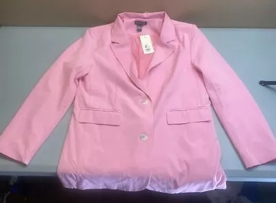 Buy Streetwear Society Pink Blazer Jacket Lightweight Sz S NEW • 24.12£