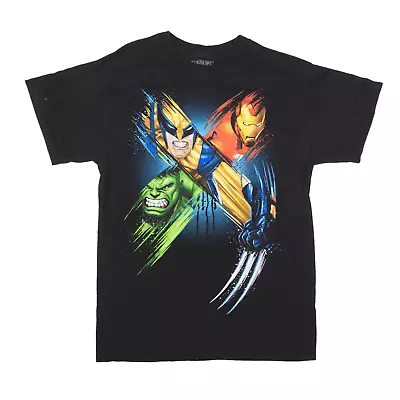 Buy MARVEL Avengers T-Shirt Black Short Sleeve Mens M • 8.99£