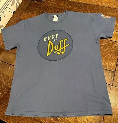 Buy Universal Studios The Simpsons Duff T-Shirt Size Large • 12.99£