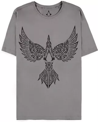 Buy Assassins Creed Valhalla - Sýnin - Men's Short Sleeved T-shirt Grey • 22.38£