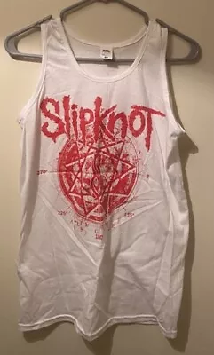 Buy Slipknot Vest Rock Metal Band Merch Tee T Shirt Tank Top Size Small • 15£