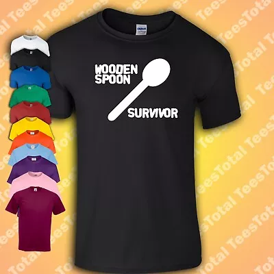 Buy Wooden Spoon Survivor T-Shirt Funny Gift Party Top Tee Tshirt • 16.99£