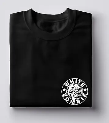 Buy White Zombie T Shirt Heavy Metal Rob Zombie Noise Rock Astro Creep Breast Logo • 11.99£