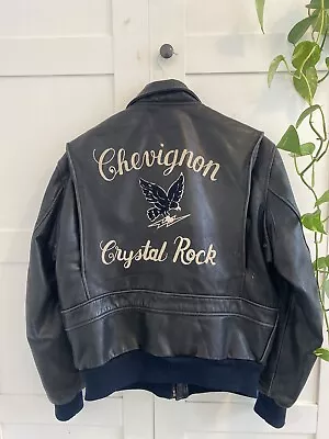 Buy Vintage Leather Jacket- Chevignon • 200£